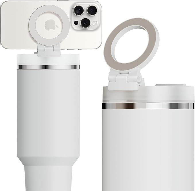 for Stanley Cup Phone Holder with Magnetic Phone Holder for Quencher H2.0 FlowState Tumbler Folda... | Amazon (US)