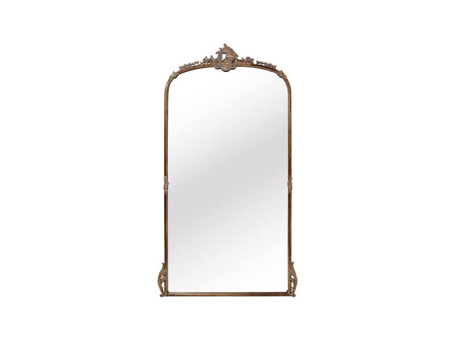 Amelie Floor Mirror in Gold | Arhaus | Arhaus