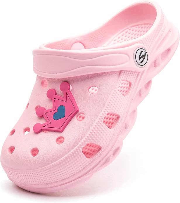 HOBIBEAR Boys and Girls Classic Graphic Garden Clogs Slip on Water Shoes(Toddler/Little Kids/Big ... | Amazon (US)