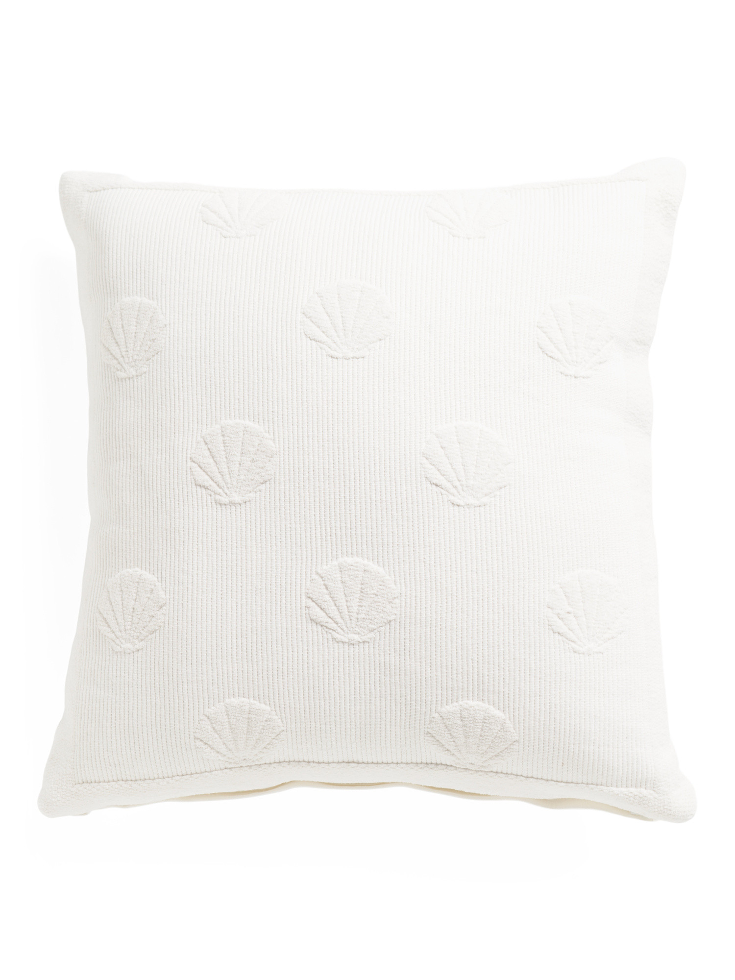 20x20 Shell Ribbed Woven Pillow | Global Home | Marshalls | Marshalls