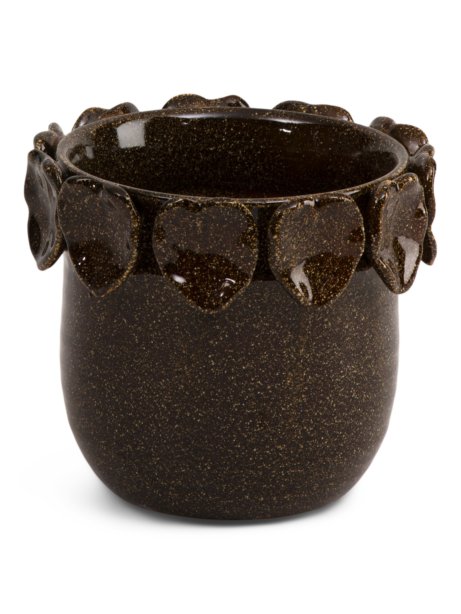 6x6 Leaf Applique Indoor Planter | TJ Maxx
