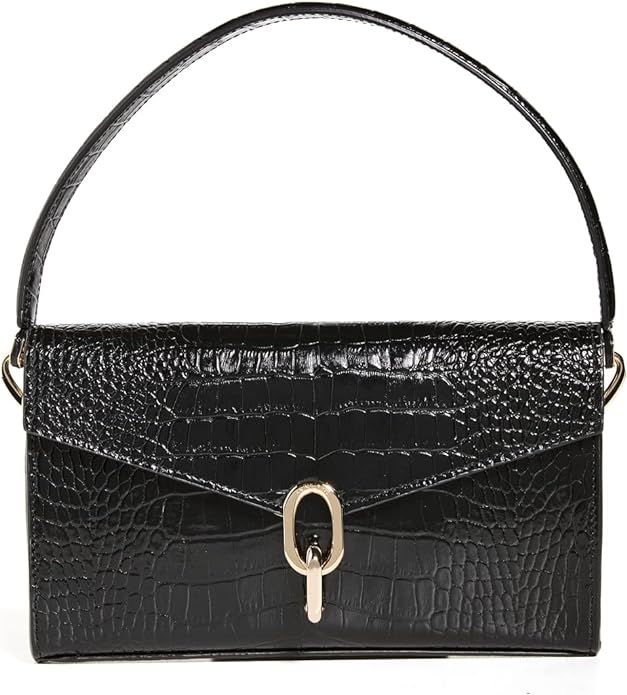 ANINE BING Women's COLETTE BAG - BLACK CROCO | Amazon (US)