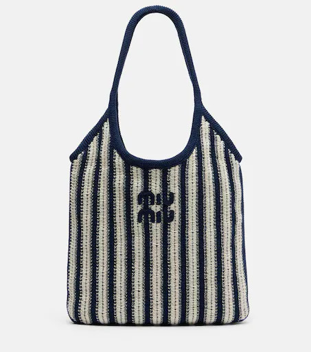 Ivy striped crochet shoulder bag | Mytheresa (US/CA)