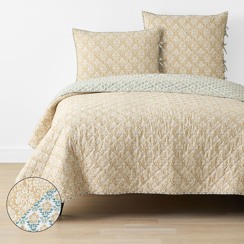Reversible Quilt - Blossom Grove, Twin/Twin XL | The Company Store