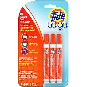 Tide to Go Instant Stain Remover Pens 3 ea (Pack of 1), White | Amazon (US)