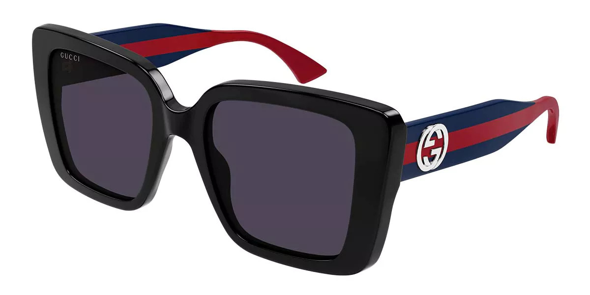 Gucci GG1861S 004 Women’s Sunglasses Black Size 53 - Free RX Lenses - Free RX Lenses | SmartBuyGlasses Global
