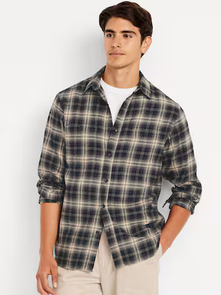 Plaid Flannel Pocket Shirt | Old Navy (US)