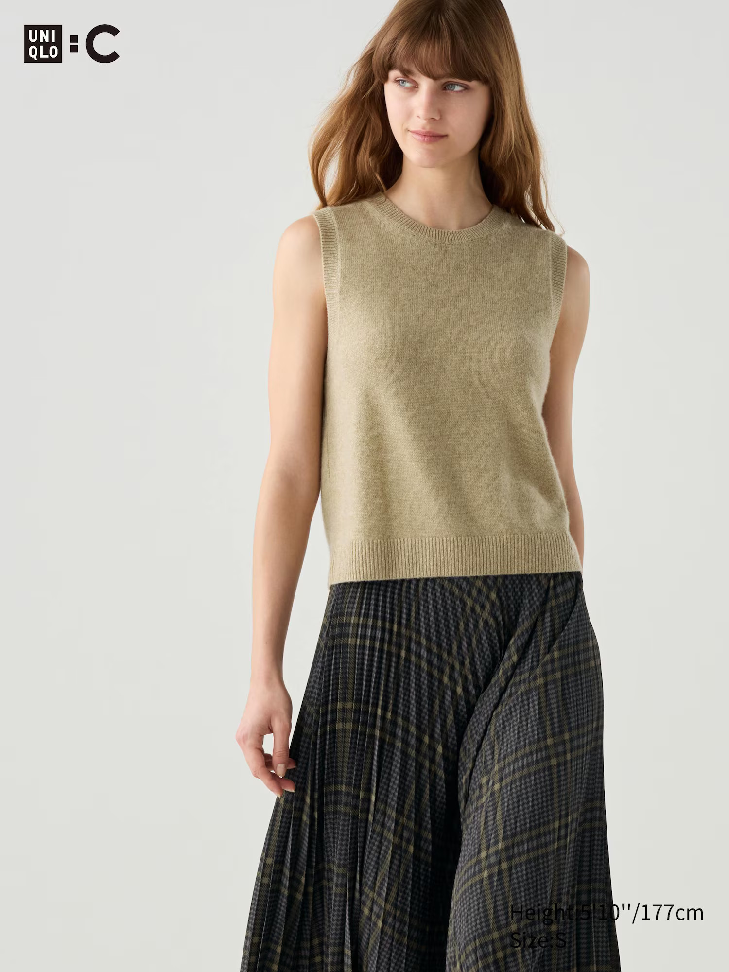 Cashmere Short Sweater | Sleeveless | UNIQLO US | UNIQLO (US)