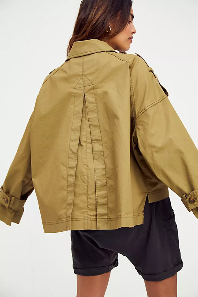 Brenda Aviator Trench Coat | Free People (UK)