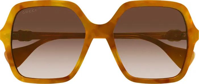 56mm Gradient Square Sunglasses | Nordstrom