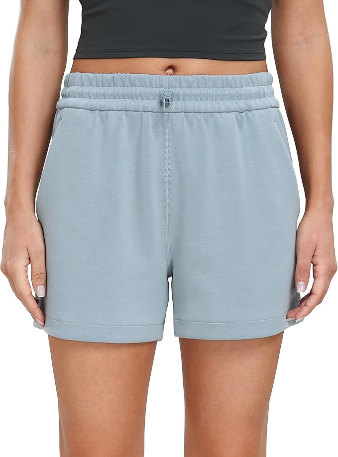 Colorfulkoala Women's High Waisted Ultra Soft Athletic Modal Shorts Casual Summer Lounge Pants wi... | Amazon (US)