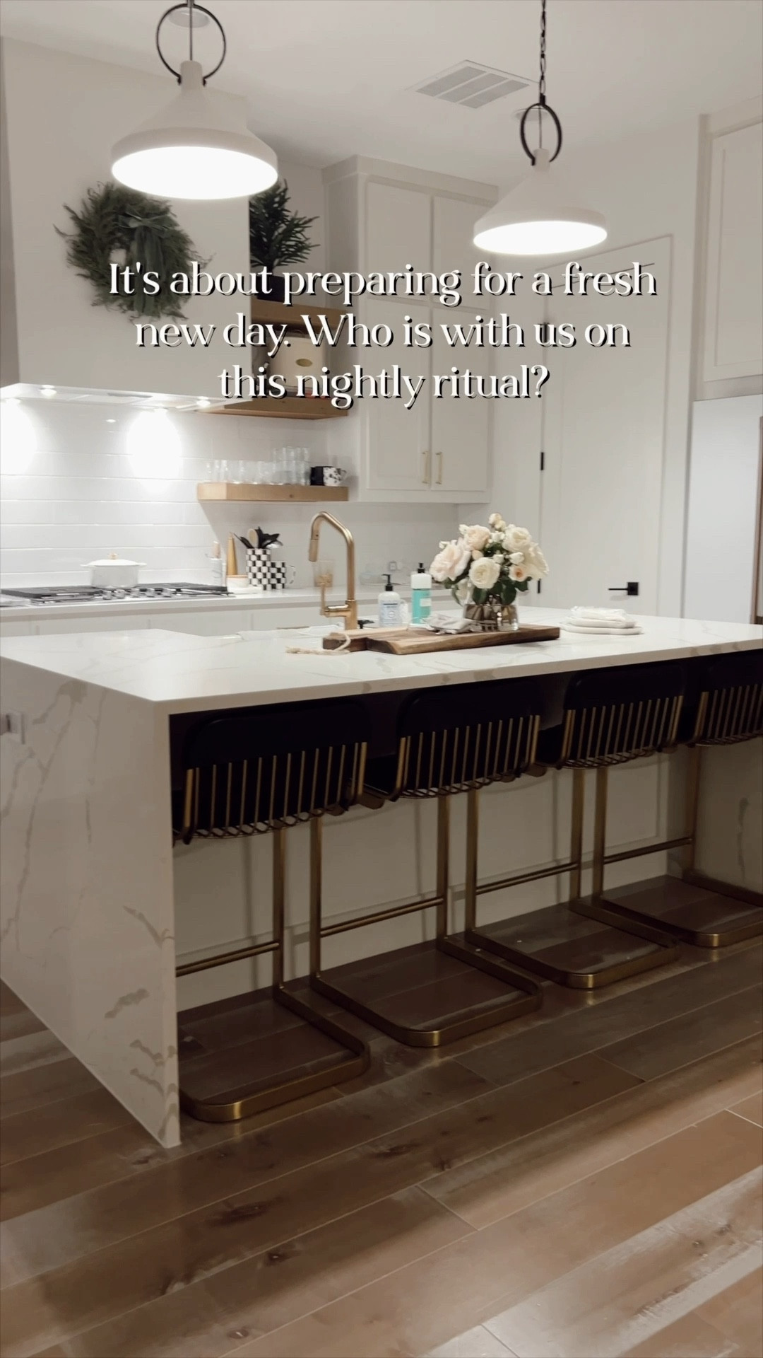 Cleaning essentials we use every night to tuck in our home. We clean up our kitchen, living room and messy areas at the end of every night so we can start with a clean fresh home in the morning. Linking the cleaning concentrate we use that’s nontoxic, spin mop, kitchen decor, counter stools and more  

#LTKhome