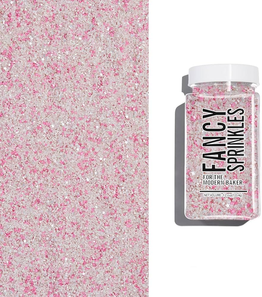 Fancy Sprinkles Fairy Floss Cotton Candy Flavored Fancy Sugar Pink Sugar Crystals Flecked With Mi... | Amazon (US)