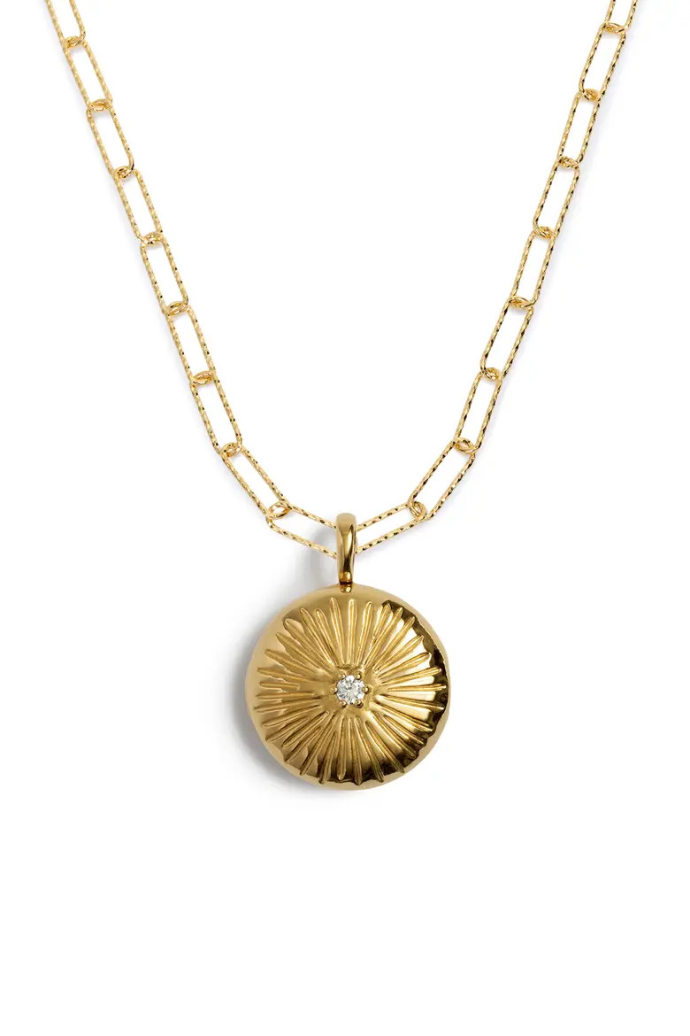 Diamond Essentials Locket Charm Pendant Necklace (Online Trunk Show) (Women) | Nordstrom | Nordstrom