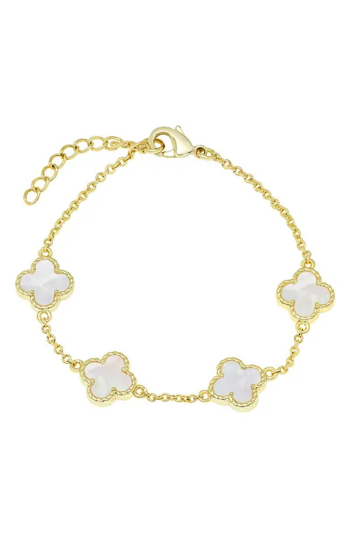 Kids' Mother-of-Pearl Clover Bracelet | Nordstrom