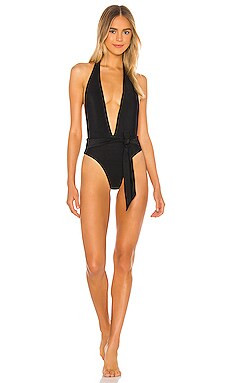 superdown Simone One Piece in Black from Revolve.com | Revolve Clothing (Global)