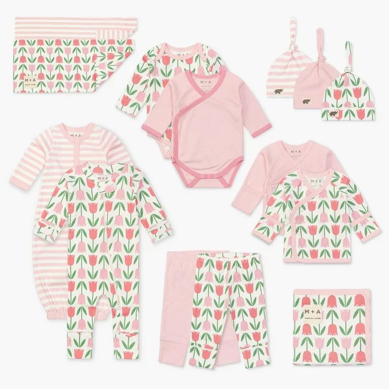M+A by Monica + Andy Baby Shower Gift Set, 14-piece, Preemie-3 Months | Walmart (US)