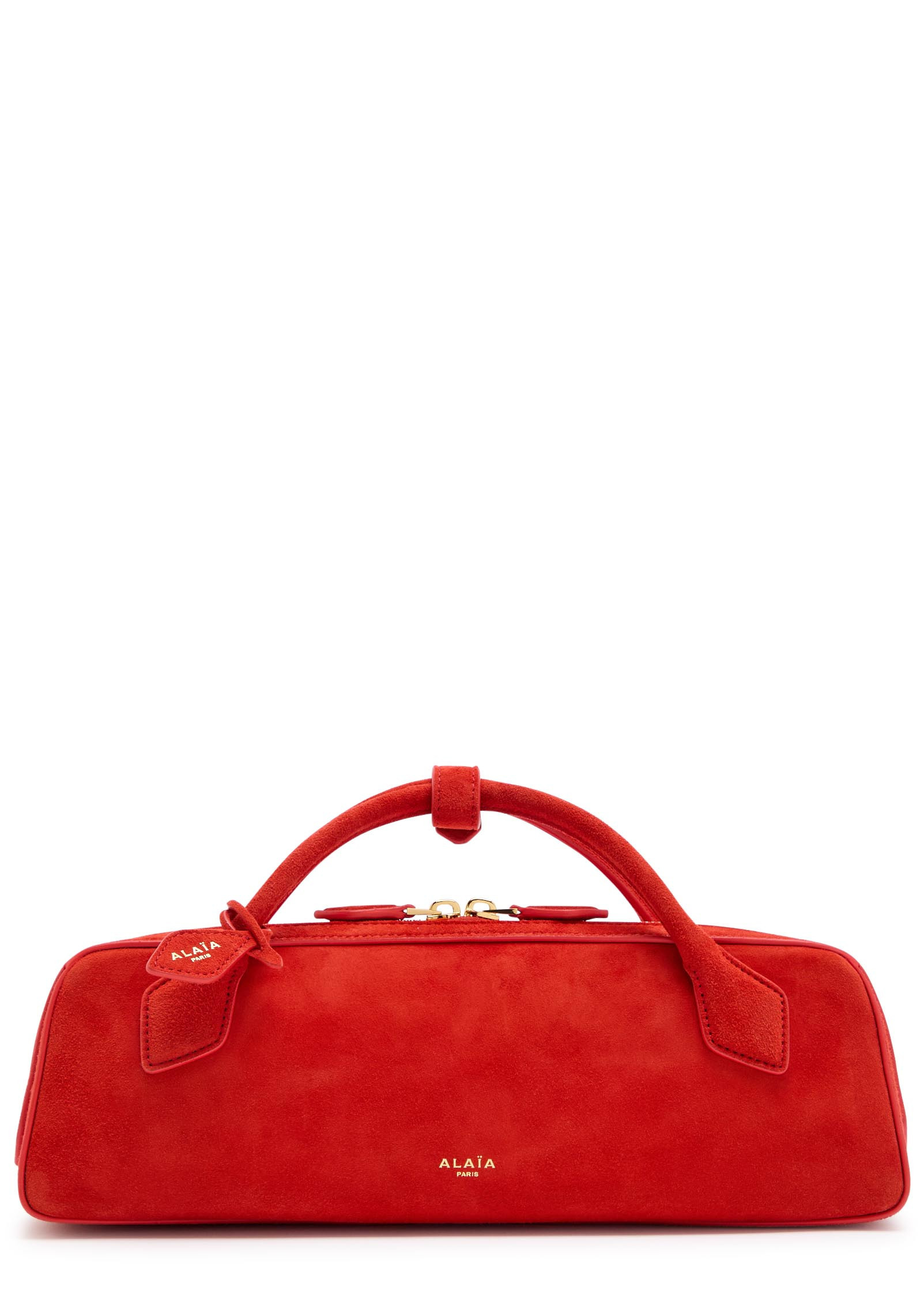 Le Teckel suede clutch | Harvey Nichols