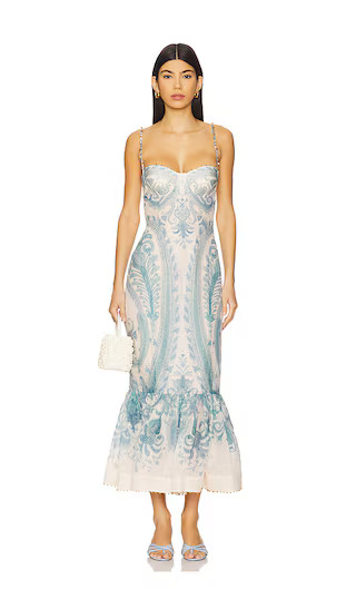 Illuminate Gown in Turquoise Paisley | Revolve Clothing (Global)