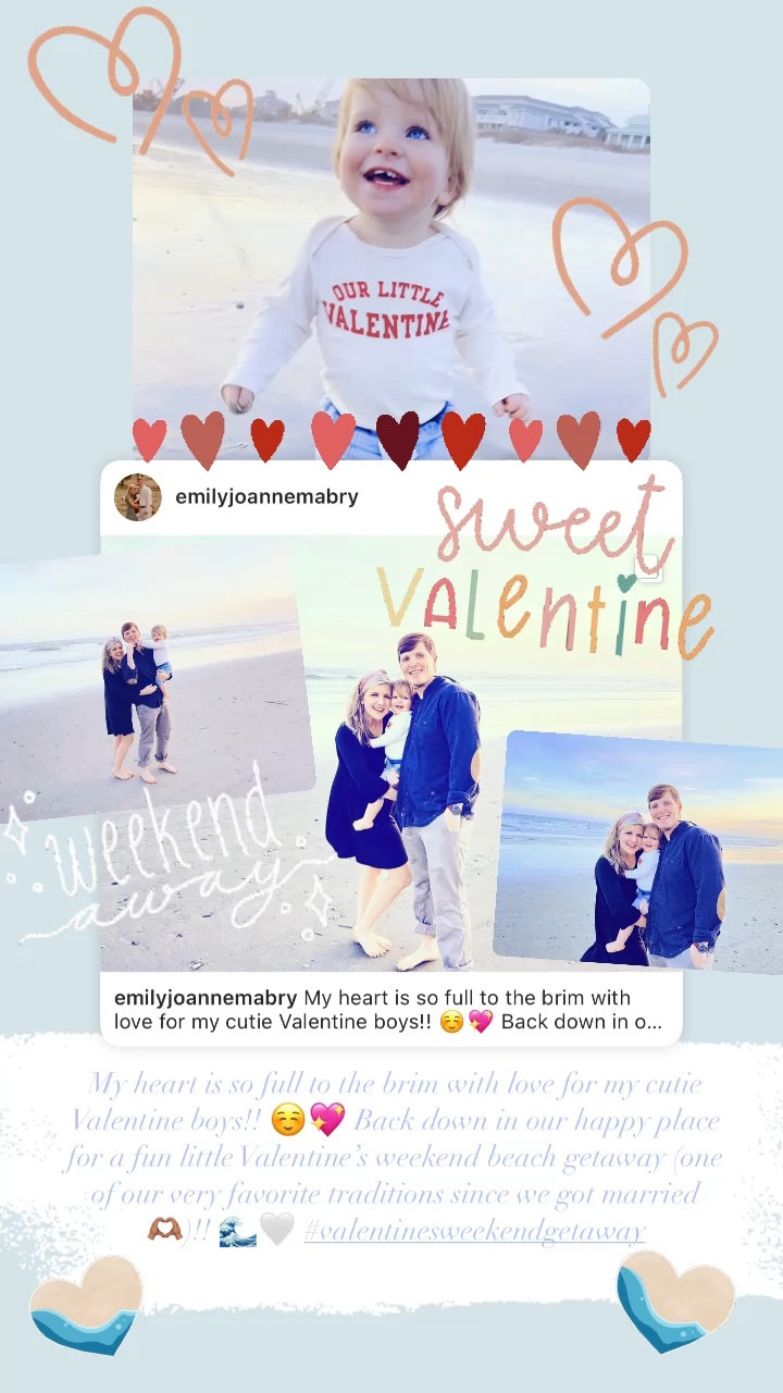 My heart is so full to the brim with love for my cutie Valentine boys!! ☺️💖 Back down in our happy place for a fun little Valentine’s weekend beach getaway (one of our very favorite traditions since we got married 🫶🏽)!! 🌊🤍 #valentinesweekendgetaway 


#LTKfamily #LTKtravel #LTKbaby