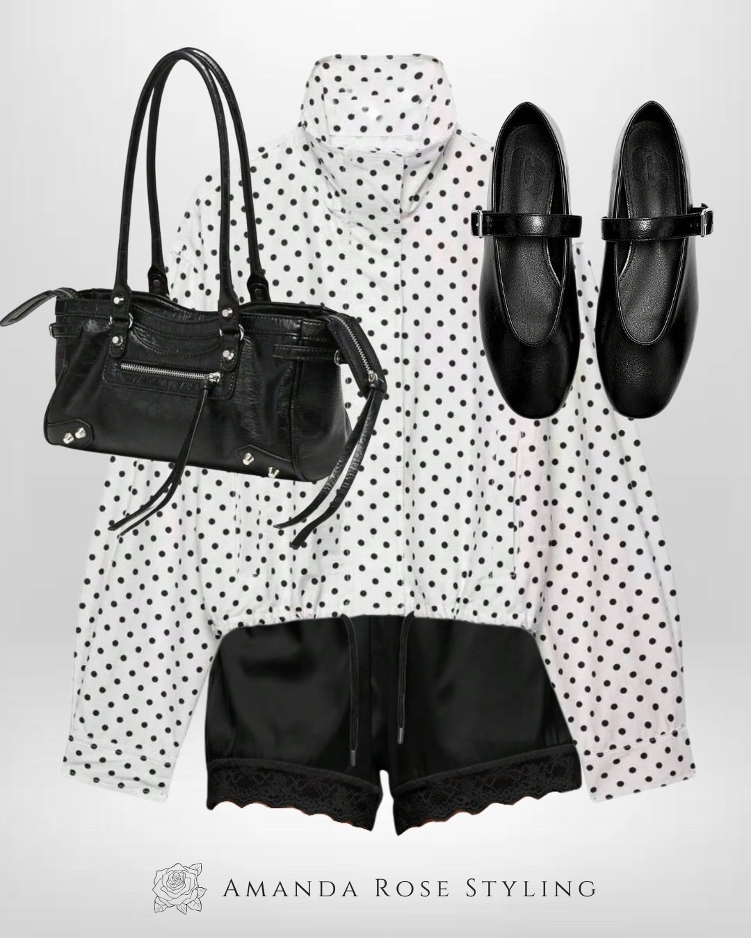 polka dot outfit 🖤🤍

#LTKootd #LTKgrwm