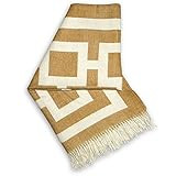 Jonathan Adler Richard Nixon Throw, Camel/Natural | Amazon (US)