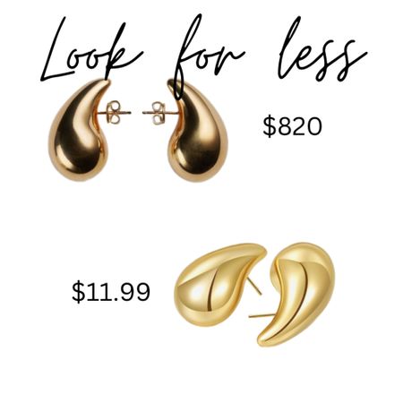 LOOK FOR LESS BOTTEGA 
#earrings 
#bottegaearrings
#amazon
#amazonearrings


#LTKbeauty #LTKsalealert #LTKFind