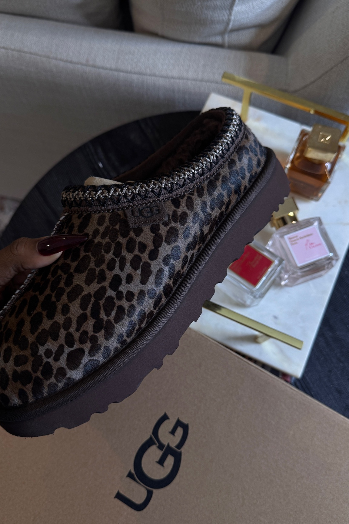 *back in stock* Ugg Tasman Leopard Cozy Mule Slipper, Ugg slides, leopard, fall outfits 

#LTKSeasonal