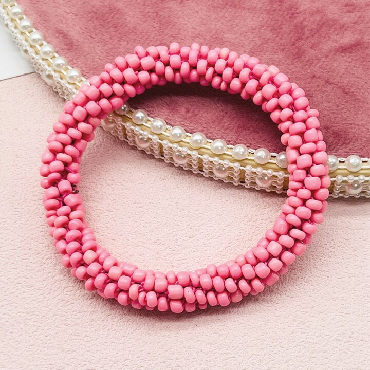 A Fashionable Pink Stretch Bracelet | SHEIN
