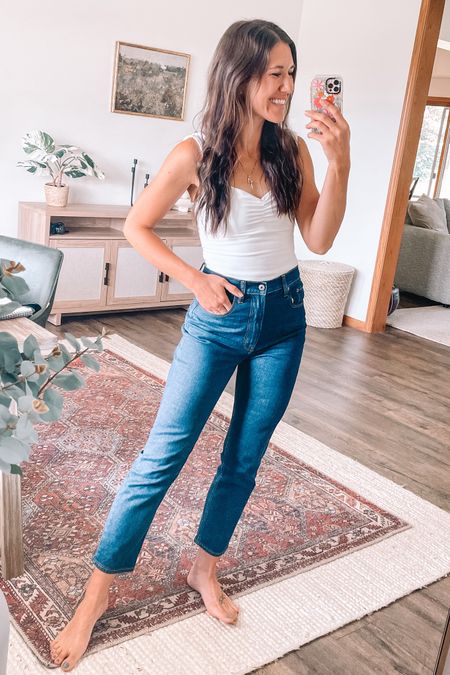 Casual outfit, ankle jeans fit tts wearing 26 & xs in tank


Abercrombie jeans 
Abercrombie and Fitch 
Back to school 
Casual outfits 
Fall outfit  
Office decor, office home decor
Work from home 
Strapless bra 

#LTKstyletip #LTKsalealert #LTKFind