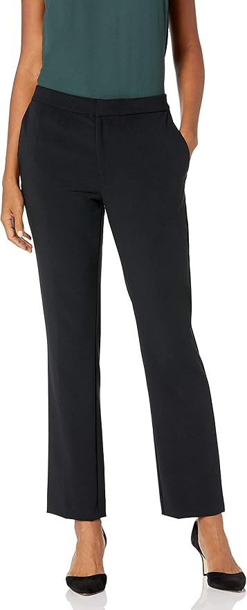 Lark & Ro Women's Stretch Tailored Work Pant-Straight Fit | Amazon (US)