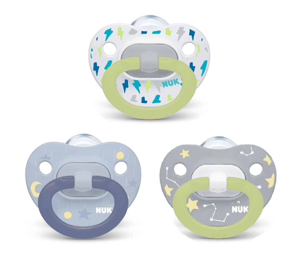 Nuk Orthodontic Pacifiers, 6 to 18 Months, Assorted, 3 Pack | Macys (US)