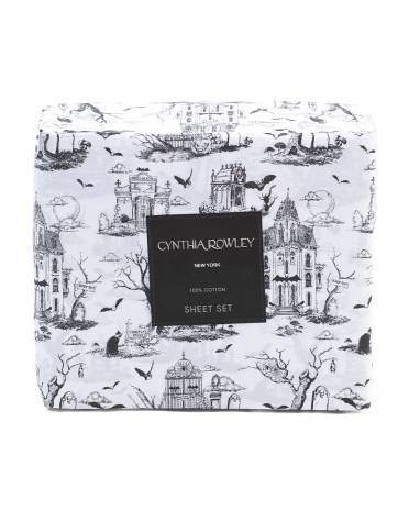 Haunted Toile Cotton Sheet Set | Marshalls