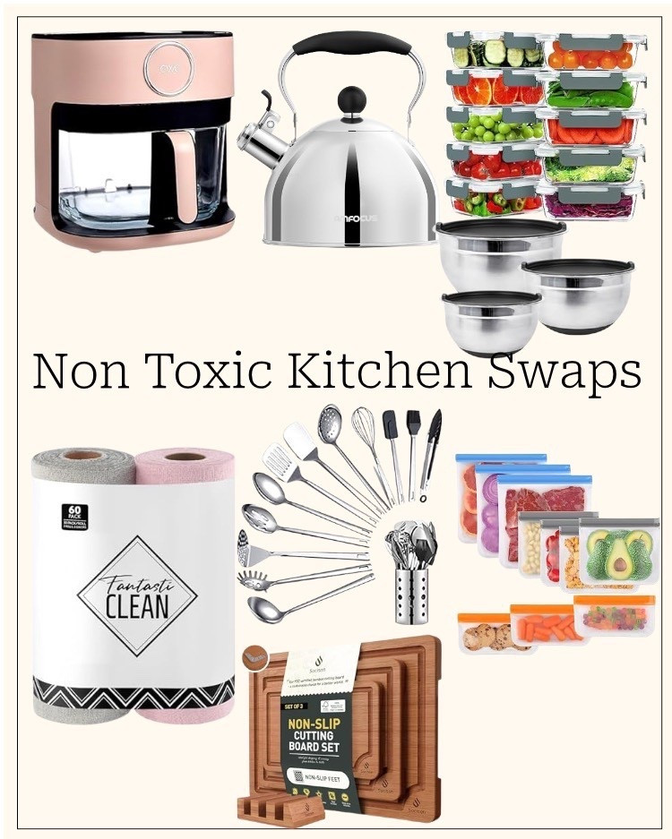 Simple non-toxic kitchen swaps 🌿
Glass, stainless steel, and bamboo alternatives to replace plastic and create a healthier kitchen. #nontoxicswaps #LTKHome LTKkitchen 

#LTKSaleAlert #LTKSpringSale #LTKHome
