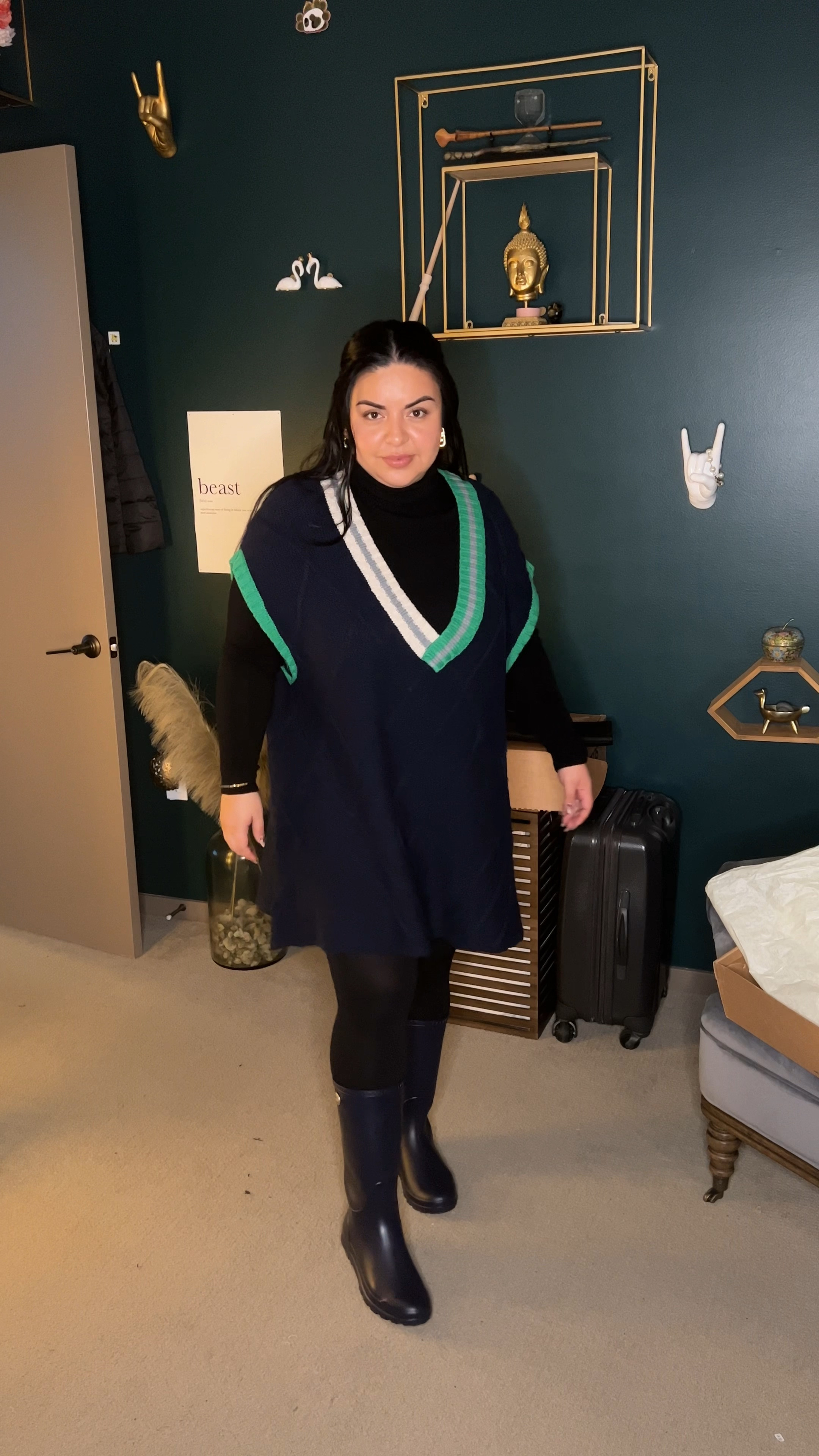 Lets get ready for drinks at Pink Rabbit in Portland. OR. It was raining a lot that day so rain boots was a must! 🥰😍 

#ootd #wearwhatyouwant #fashion #inspiration #fyp #fallfitcheck #fypシ #latina #latinacreator #portland #outfit #grwm #letsgetready

#LTKcurves #LTKstyletip #LTKfit