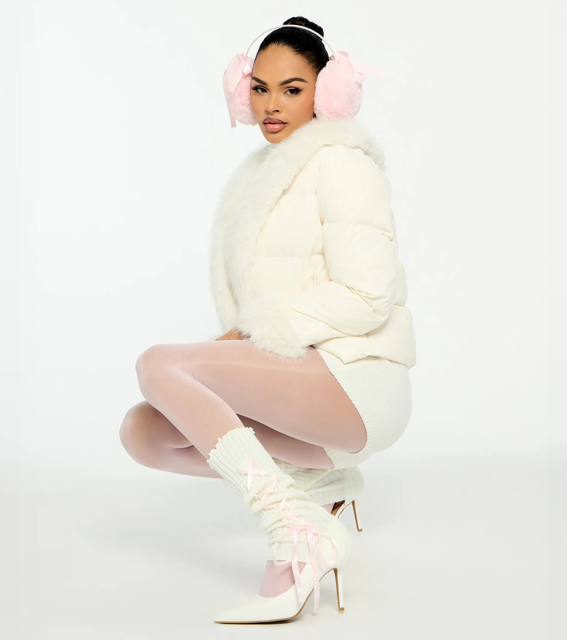 Frost Mode Faux Fur Puffer Jacket | Windsor Stores