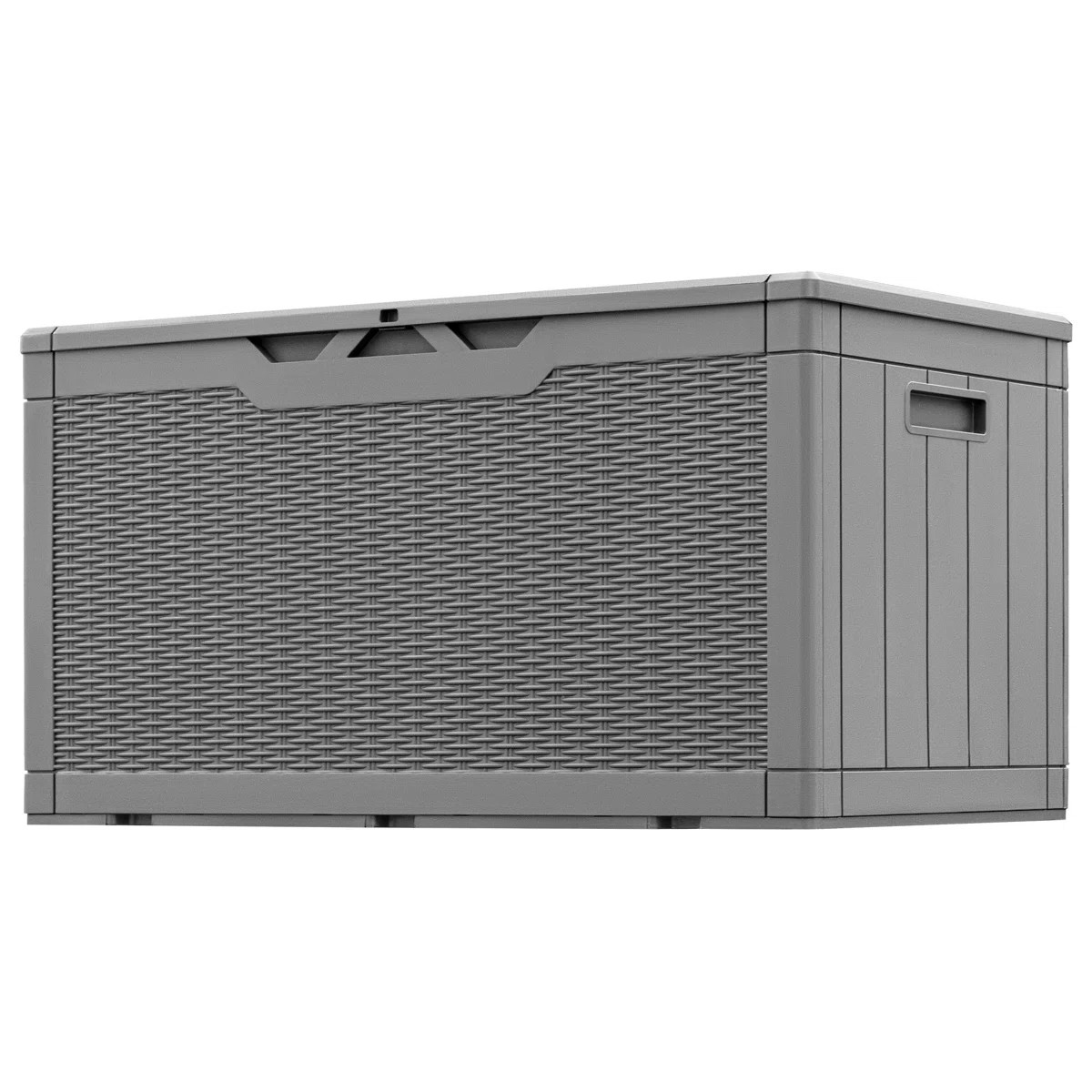 Furmax 48.6'' W 100 Gallons Resin Lockable Deck Box | Wayfair North America