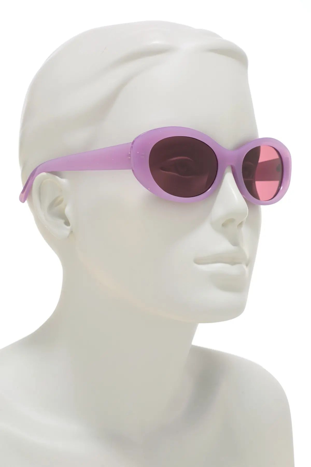 Women's Bp. 50mm Retro Oval Sunglasses - Purple | Nordstrom
