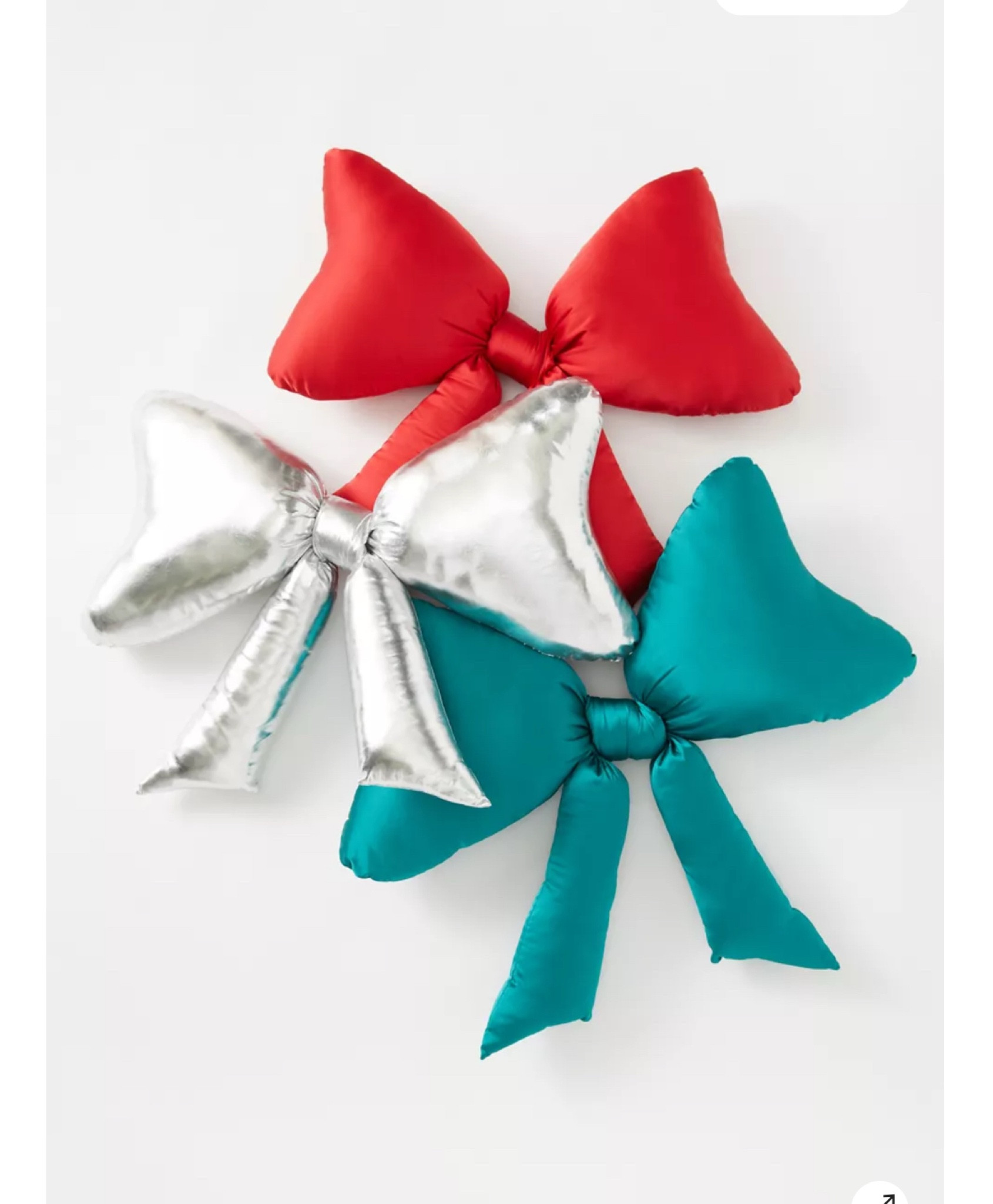 Holiday bow pillows 🎀🎁🎄 similar to the one I have 

#LTKHoliday #LTKHome #LTKSeasonal