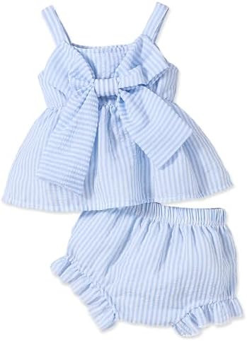 Newborn Baby Girl Clothes Summer Outfits Infant Ruffle Sleeveless Cute Bow Tank Tops 3 6 12 18 Mo... | Amazon (US)