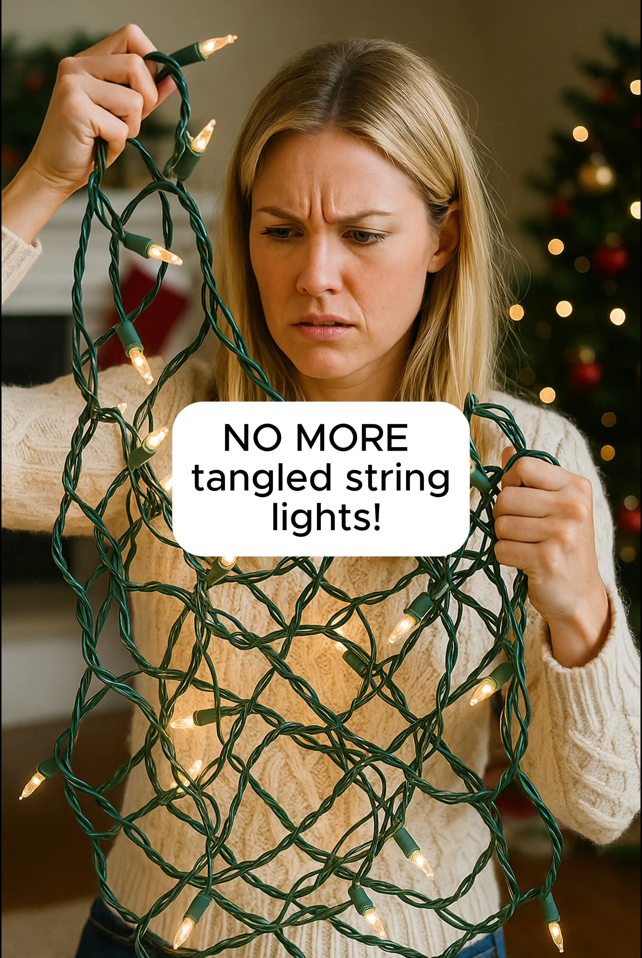 Best holiday hack EVER! #ad Never struggle installing string lights in the cold again. Install once, change in seconds. DIY stick-on permanent and temporary color changing outdoor string lights. Available @loweshomeimprovement. 

#lowespartner 

 

#LTKHome #LTKSeasonal