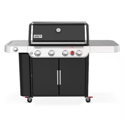 Weber Genesis E-435 Black 4-Burner Liquid Propane Gas Grill with 1 Side Burner | Lowe's