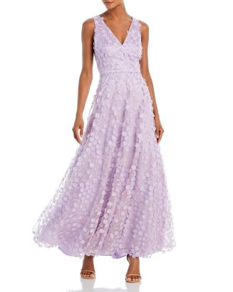 3D Flower V Neck Gown | Bloomingdale's (US)