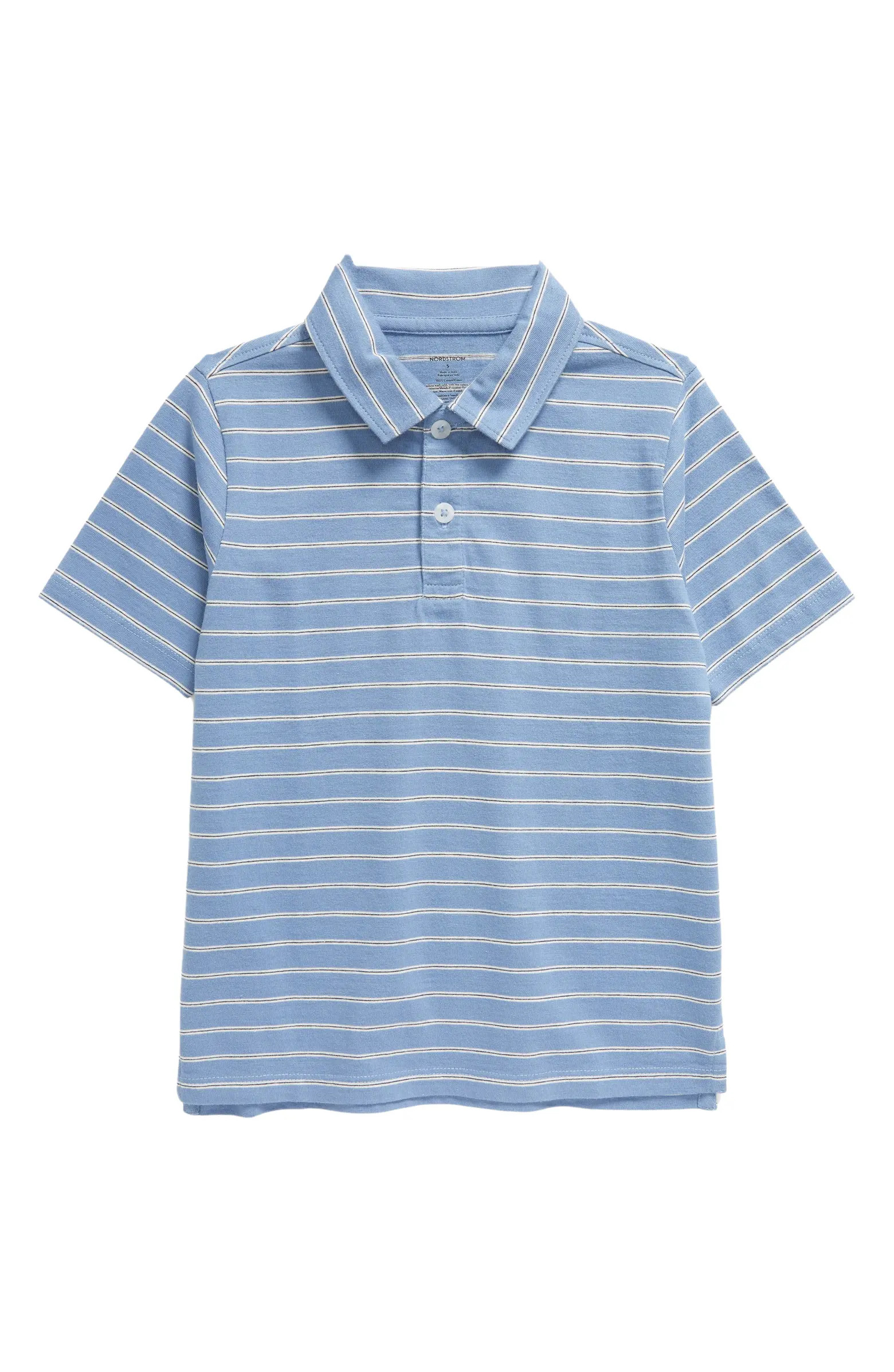 Nordstrom Kids' Stripe Cotton Polo | Nordstrom | Nordstrom