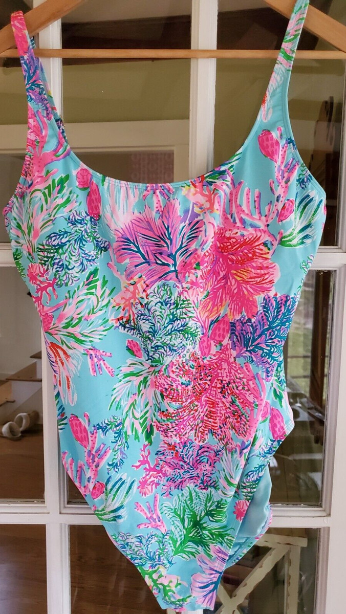 Lilly Pulitzer Brin One Piece Swimsuit Cay to my Heart Size 14 (01051C) | eBay | eBay US