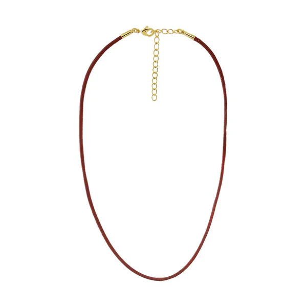 Colored Leather Rope Chain Choker Necklace | Adina Eden