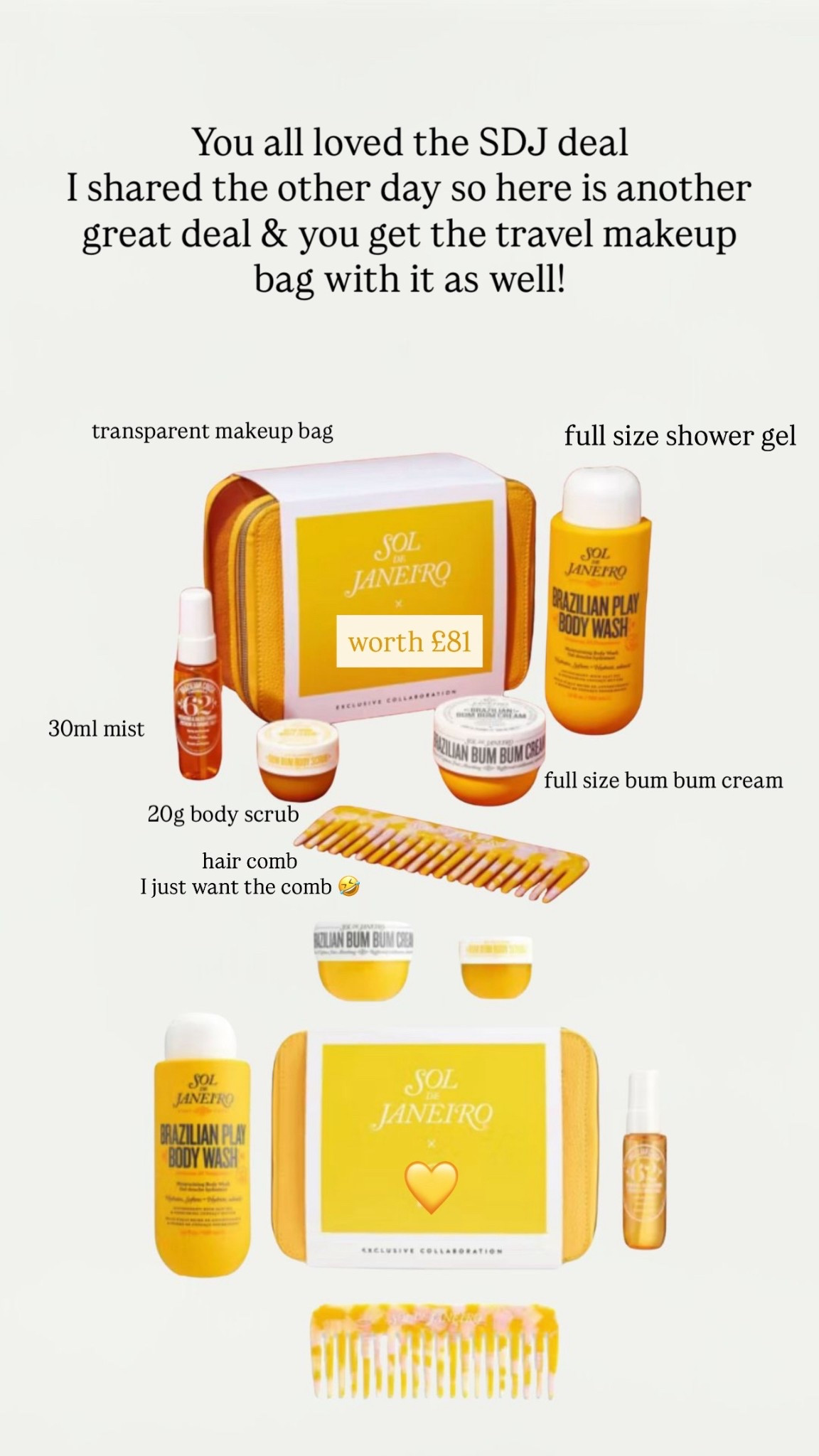 Sdj gift £35 worth £81 