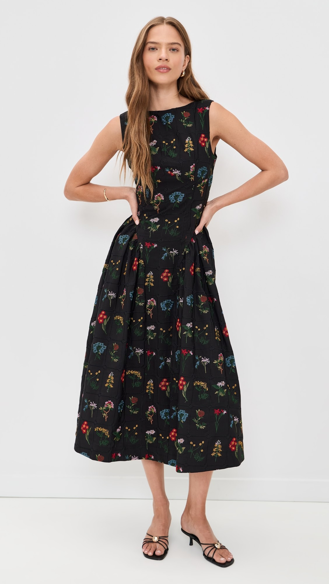 Handcrafted Hip Gathered Midaxi Dress | Shopbop