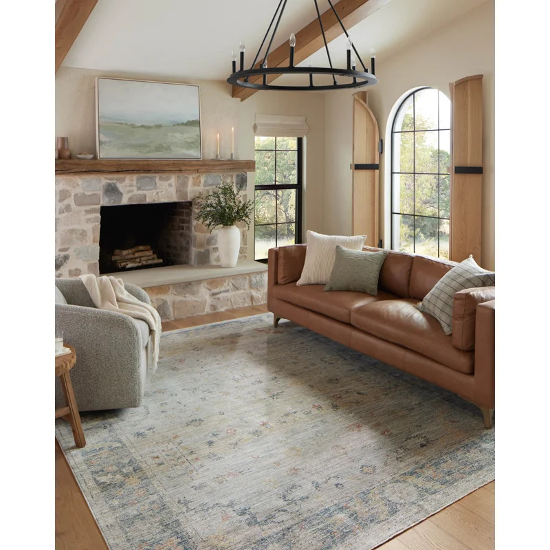 Magnolia Home By Joanna Gaines X Loloi Millie Slate Area Rug | Wayfair North America