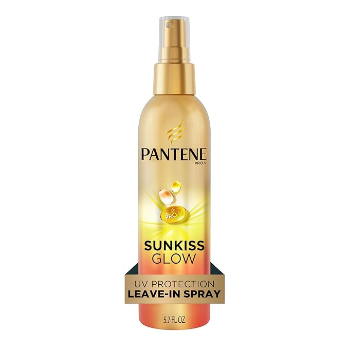 Pantene Sunkiss Glow Multitasking Spray, UV Hair Protection, Repairs Damage, Leave-In Conditionin... | Amazon (US)